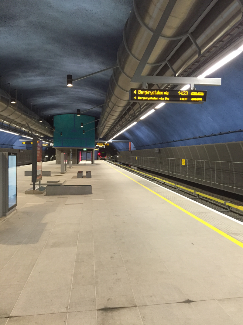 Illustration for article titled Field Trip: New Metro Station in Oslo